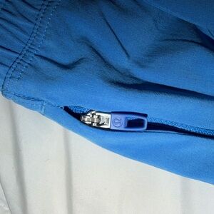 Light Blue Lululemon Pacebreakers (7” inseam)